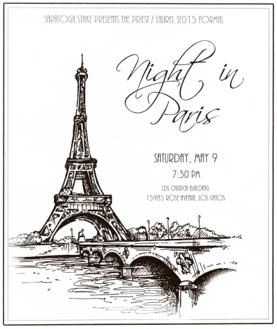 Night in Paris Flyer